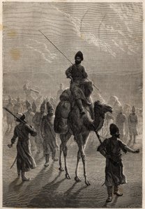 Turkse gevangenen naar Teheran gebracht om hun wrok te verhandelen of te ruilen tegen andere gevangenen door Unknown artist