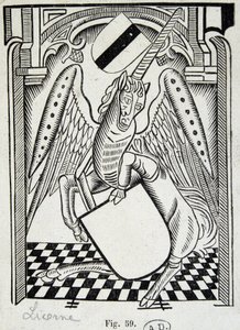 Eenhoorn (gravure 15e eeuw)