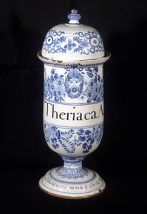 Apotheekvaas uit de 17e eeuw door Unknown artist