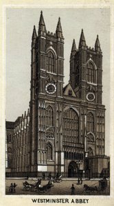 Uitzicht op Westminster Abbey, Londen, Engeland door Unknown artist