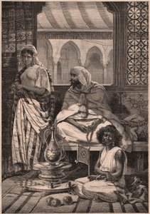 Uitzicht op een harem in Tetouan, Marokko