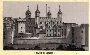 Uitzicht op de Tower of London, voormalige gevangenis, Engeland