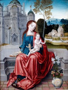 Maagd en Kind, Detail, 1520-30 door Unknown