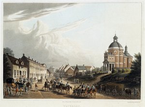 Waterloo: konvooi van Franse kanonnen terug van het front, 24 juli