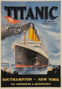 White Star Line. Titanic. Omstreeks 1911