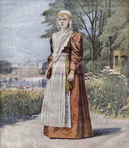 Wilhelmina (1880-1962), Koningin van Nederland door Unknown artist