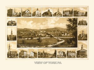 York, Pennsylvania door Unknown Artist