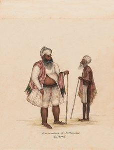 Zemendars van Jullundur District, circa 1850