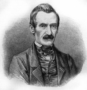 Portret van Alexandre Calame. Zwitserse schilder en graveur (Vevey) door Unknown artist