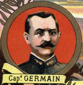 Portret van kapitein Germain, Franse ontdekkingsreiziger die deelnam aan de Marchand-missie