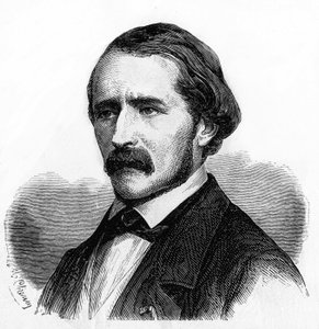 Portret van Emile Saisset, Franse filosoof. 1814-1863 door Unknown artist
