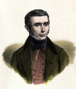 Portret van Eugene Scribe (1791-1861), Franse auteur van zedelijke komedies door Unknown artist