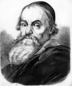 Portret van Hendrick Goltzius. Nederlandse schilder en graveur (Mühlbracht)