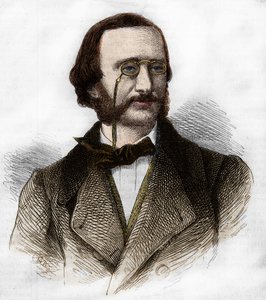 Portret van Jacques Offenbach (1819-1880), Duitse componist, genaturaliseerd Frans. door Unknown artist