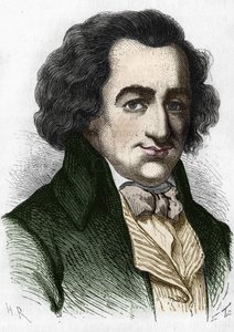 Portret van Thomas Paine (1737-1809), Britse schrijver en politicus.