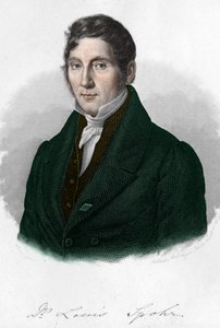 Portret van de Duitse componist Louis Spohr (1784-1859).