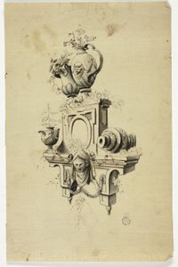 Ontwerp voor een schoorsteenstuk door Unknown Italian