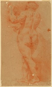 Tekening, Tegenbewijs Studie van een Naakte Vrouw, begin 17e eeuw door Unknown artistUnknown artist