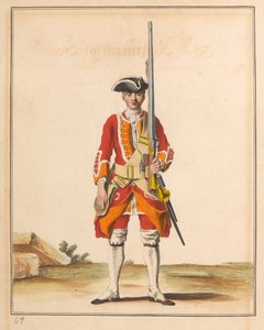 35e Regiment Voet door Unknown artist