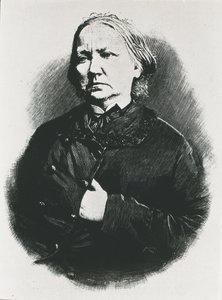 Concepcion Arenal (1820-1893). Spaanse schrijfster (gravure) door Unknown artist