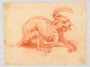 Een grotesk beest door Unknown artist