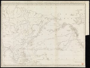 Een kaart van de Noordelijke Stille Oceaan met de NO-kust van Azië & NW-kust van Amerika verkend in 1778 & 1779 door Kapitein Cook en verder verkend in 1788 & 1789 door John Meares