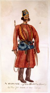 Een sowar van de Rohilla Cavalerie door Unknown artist