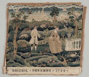 Abigail Parkman borduurwerk