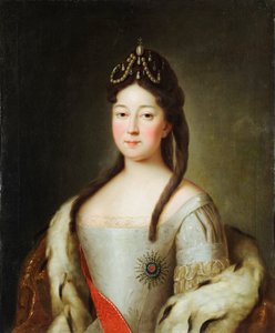 Portret van Tsarevna Anna Petrovna van Rusland (1708-1728) door Unknown artist