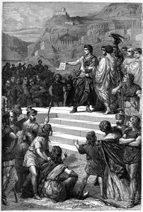 Augustus (Octavianus of Octavianus) (63 v.Chr. - 14) vestigde in Lyon het centrum van de regering van Gallië in 28 v.Chr.