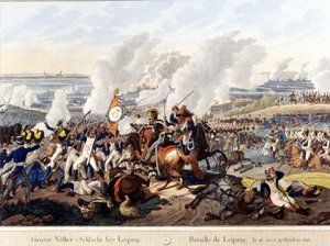 Slag bij Leipzig (slag der naties), 16-19 oktober 1813