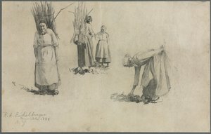 Beierse Boeren door Unknown artist
