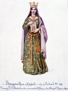 Berengaria van Navarra, vrouw van Richard I van Engeland - Berangere van Navarra - Berengere, koningin van Engeland, vrouw van Richard I 1191