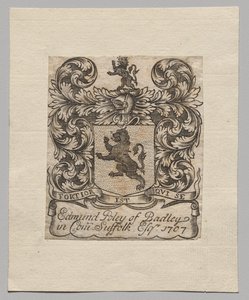 Boekplaat: Edmund Poley van Badley