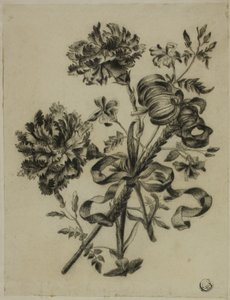 Boeket van Anjers en Lelies door Unknown artist