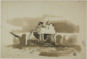 Brug Noord in Shropshire door Unknown artist