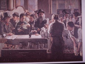 Britse pub die drankjes serveert door Unknown artist