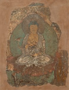 Boeddha in de predikende houding door Unknown artist