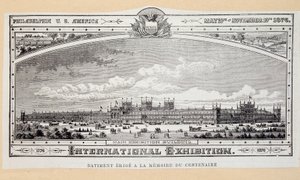 Gebouw opgericht ter nagedachtenis aan het eeuwfeest (1776-1876) op de Philadelphia Internationale Tentoonstelling