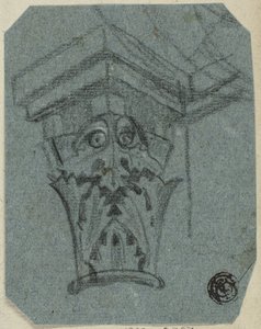 Hoofdstad van Kolom door Unknown artist