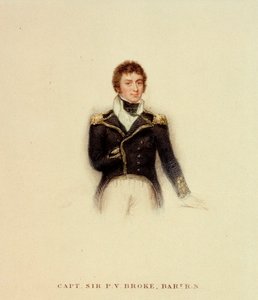 Kapitein P.V. Broke, Royal Navy, begin 19e eeuw