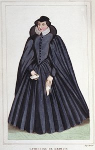 Catherine de Medici (Caterina de Medici) (1519-1589). Koningin van Frankrijk