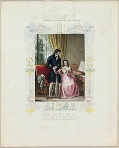 Hou op met spelen met je vingers (valentijn) door Unknown artist