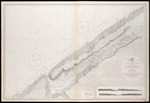 Kaart van Nova Scotia, Bay of Fundy, Gullivers Hole naar St Croix Bay, voor het eerst gepubliceerd op 10 februari 1858