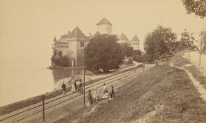 [Kasteel van Chillon aan het Meer van Genève]. door Unknown artist