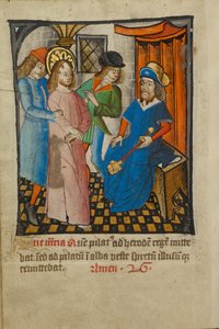 Christus voor Herodes door Unknown artist