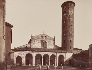 Kerk met ronde toren, Pompeii, Italië door Unknown artist
