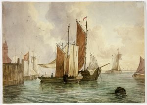 Verzameling van Schepen in de Haven