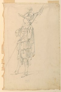 Kostuumontwerp: Een Helmbos voor een Ballet door Unknown artist