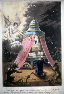 Magische ceremonie. Boek uit 1825. Bibl. Morando, Milaan. door Unknown artist
